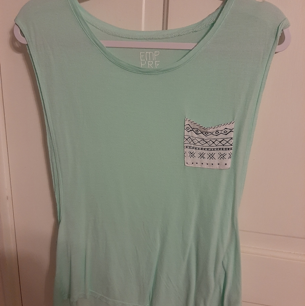 Teal tank
